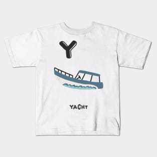 Y is Yacht Kids T-Shirt